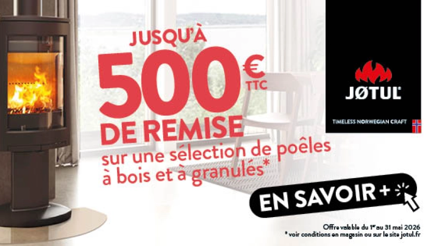 Offre WOW Jotul : célébrez le mois norvégien chez Cheminées Benoist à Caen