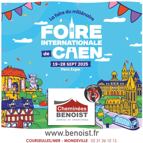 Cheminées Benoist à la foire de Caen 2025
