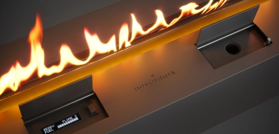Cheminées bio-éthanol automatiques Firetech de Neverdark