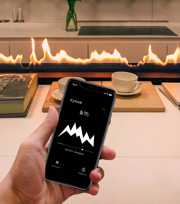 Cheminées bio-éthanol automatiques Firetech de Neverdark