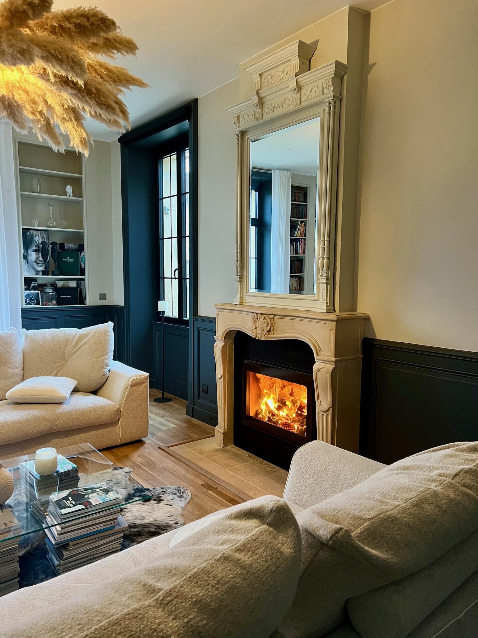 Installation d’un poêle à bois Scan 1004 Box à Bény-sur-Mer