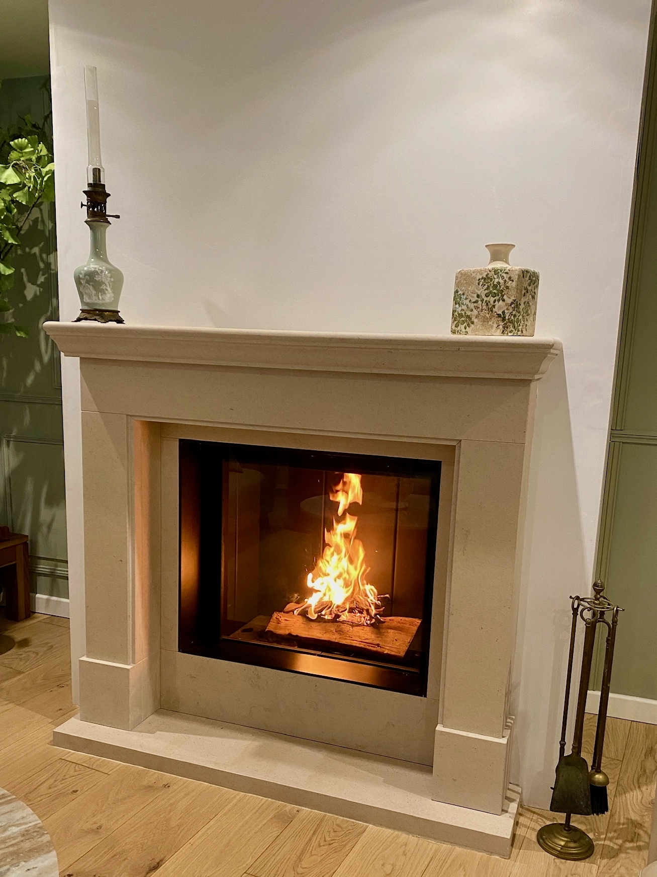 Cheminée M Design Luna Diamond 850V installée à Hermanville-sur-Mer