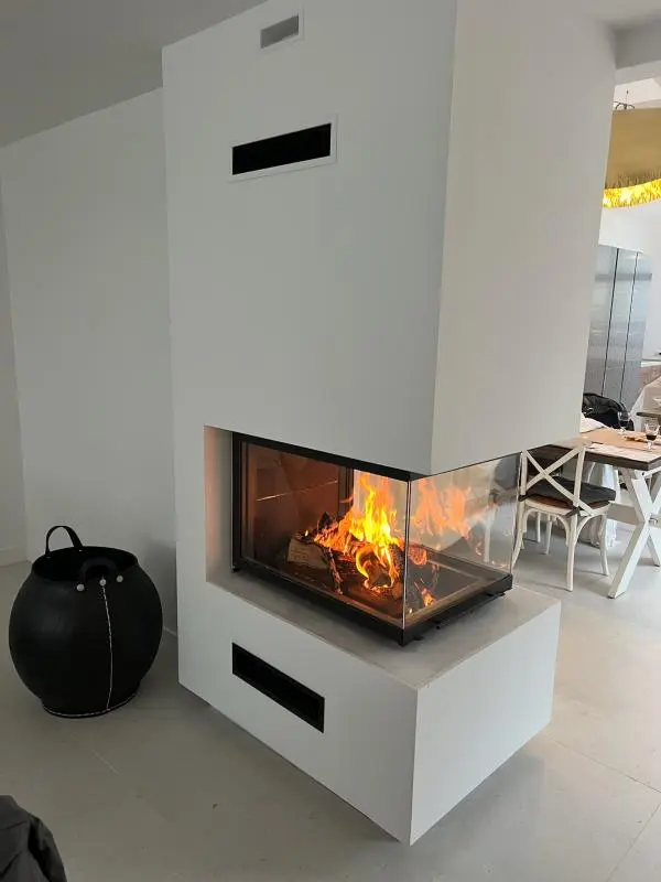 Aménagement d'une cheminée à Cabourg