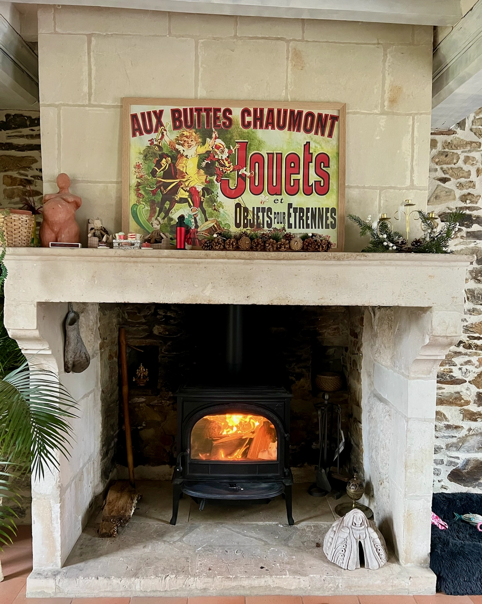 Pose d’un poêle à bois Jotul F400 Eco à Amaye-sur-Seulles