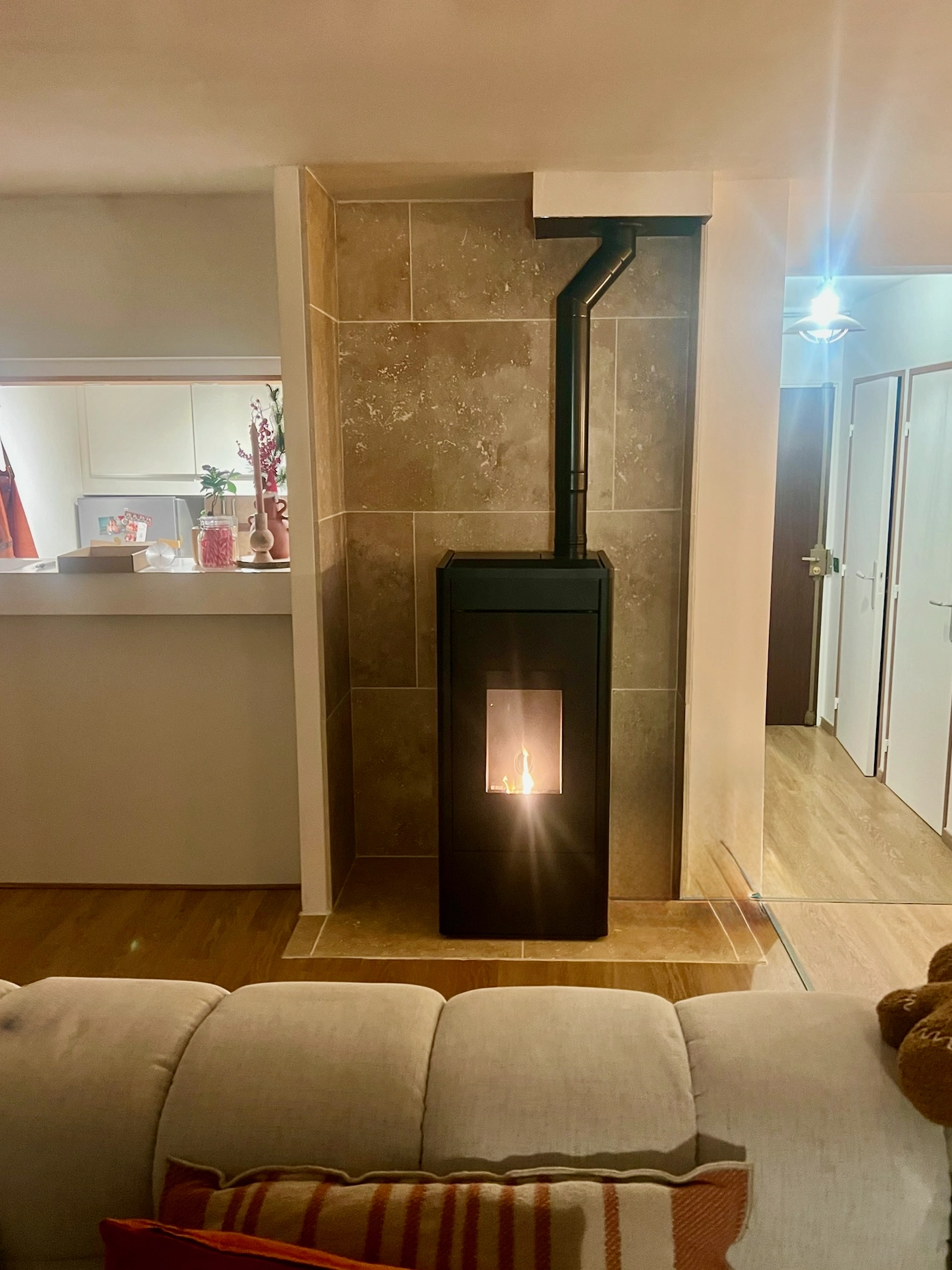 Installation d’un poêle à granulés silencieux Rika à Caen