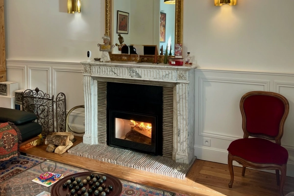 Installation d’un poêle à bois panoramique Scan à Caen