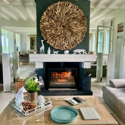 Remplacement d'une cheminée par un Scan 1004 Box à Gonneville-sur-Mer