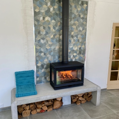 Mise en service d’un poêle à bois Jotul F620 à Luc-sur-Mer