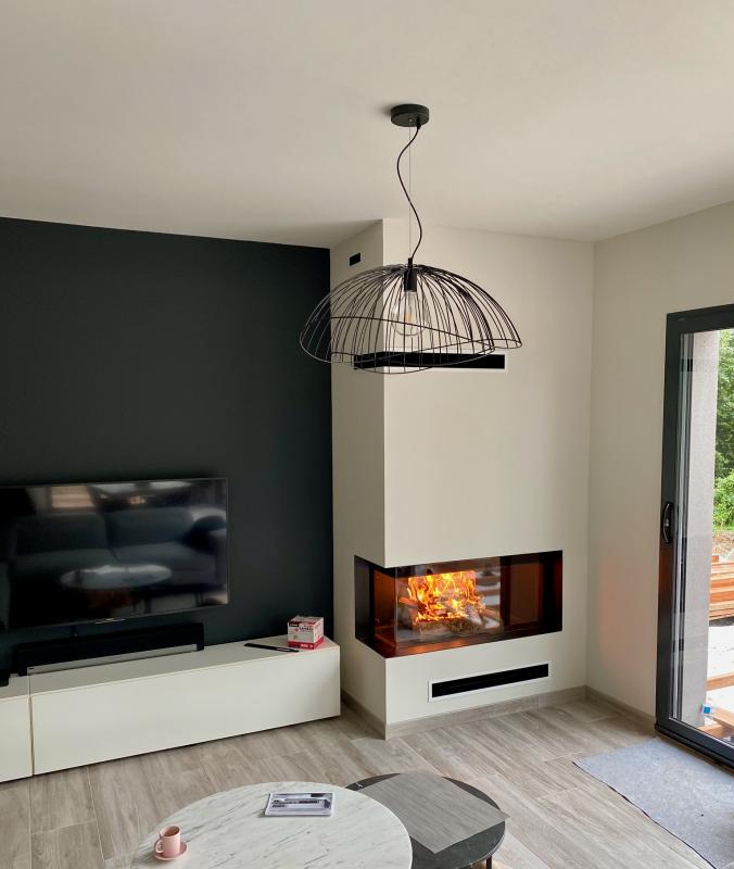 Réalisation d'une cheminée 1100CL M design à Touques Cheminées Benoist — free download